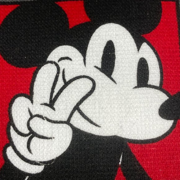 Disney Mickey Mouse Tea Towel Set Kitchen Towels Set of 2 Smiling 100% Cotton - Picture 7 of 11